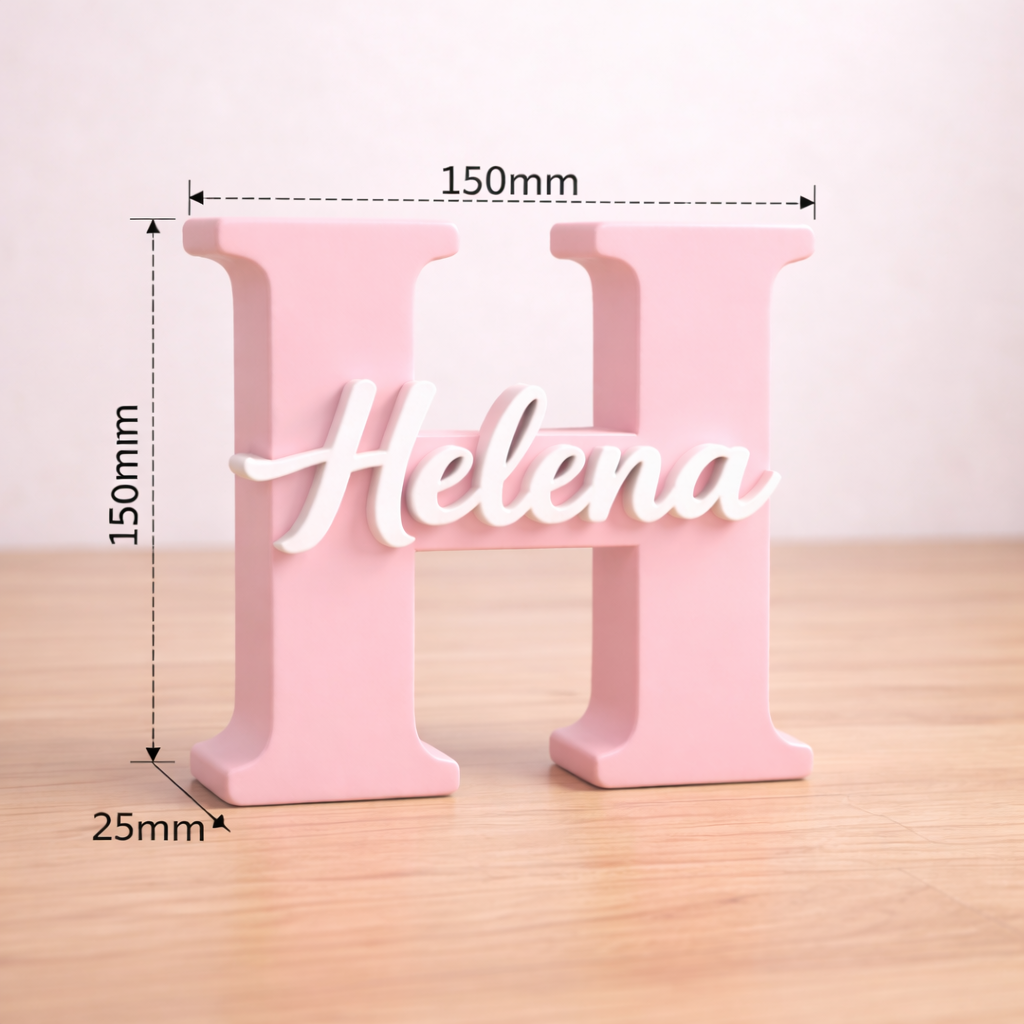 Letreiro Personalizado – Inicial com Nome