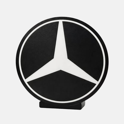 Luminária LED 3D Estrela Mercedes-Benz