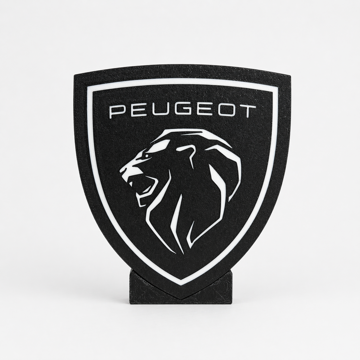 Luminária LED 3D Leão Peugeot