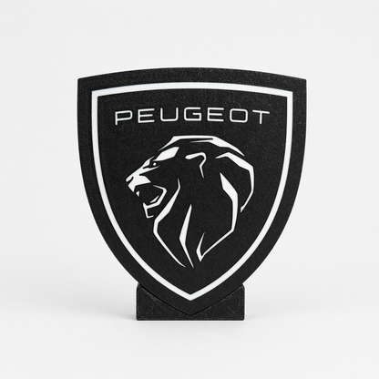 Luminária LED 3D Leão Peugeot